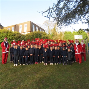 School Reindeer Run for Phyllis Tuckwell Hospice