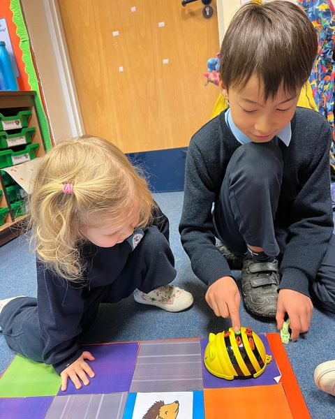 Year 5 Children Teach Nursery Children