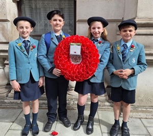 Visit to the Cenotaph for St George's Day